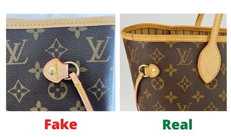 louis vuitton neverfull bag fake vs real